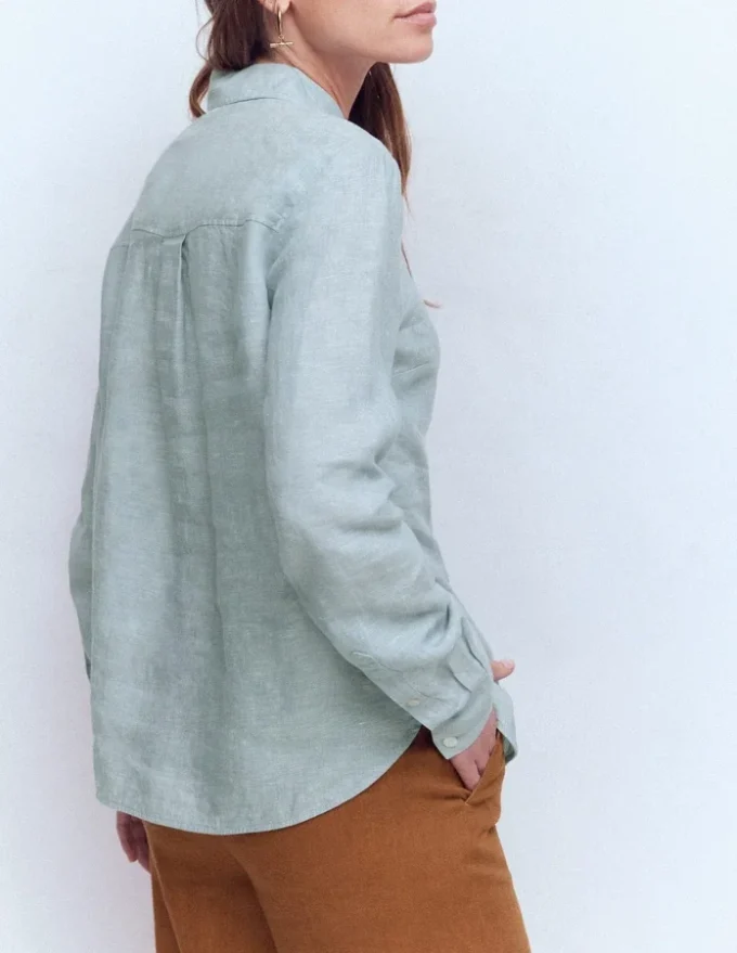 Sienna Linen Shirt Chambray Sienna Linen Shirt Chambray