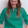 Sienna Linen Shirt Deep Teal Sienna Linen Shirt Deep Teal