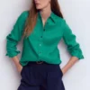 Sienna Linen Shirt Deep Teal Sienna Linen Shirt Deep Teal
