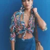 Sienna Linen Shirt Multi, Enchanted Paisley Sienna Linen Shirt Multi, Enchanted Paisley