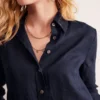 Sienna Linen Shirt Navy Sienna Linen Shirt Navy