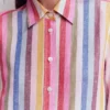 Sienna Linen Shirt Pink, Green, Purple Multi Sienna Linen Shirt Pink, Green, Purple Multi