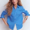 Sienna Linen Shirt Regatta Blue Sienna Linen Shirt Regatta Blue