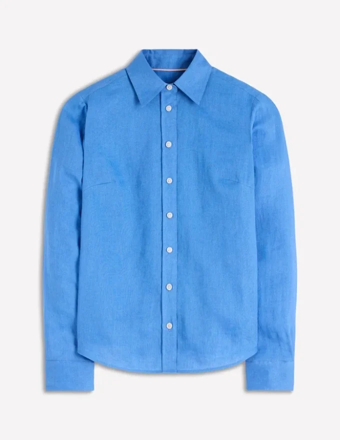 Sienna Linen Shirt Regatta Blue Sienna Linen Shirt Regatta Blue