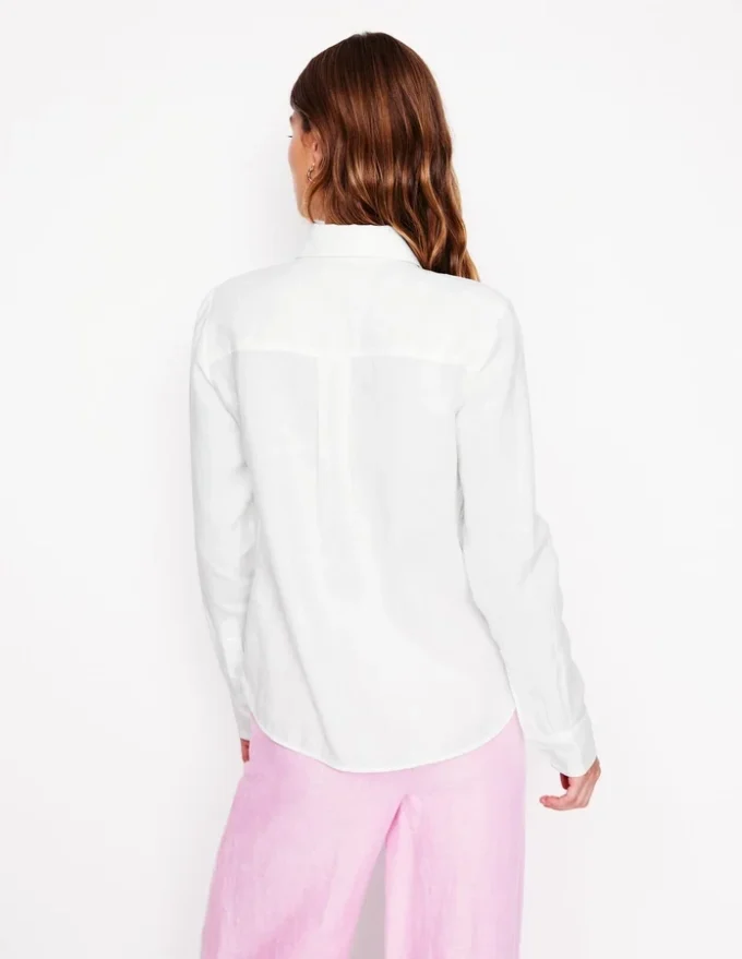 Sienna Linen Shirt White Sienna Linen Shirt White