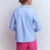 Sienna Trim Detail Shirt blue Oxford, Jewel Collar Sienna Trim Detail Shirt blue Oxford, Jewel Collar