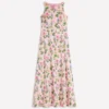 Silvia Boned Bodice Maxi Dress French Pink, Delicate Blossom Silvia Boned Bodice Maxi Dress French Pink, Delicate Blossom