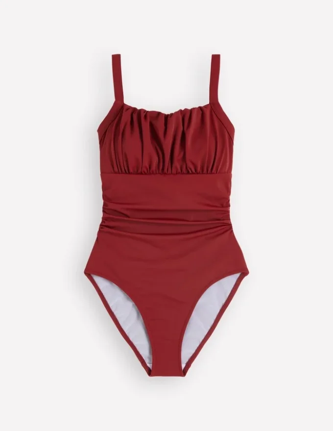 Skiathos Ruched Panel Swimsuit Paprika Skiathos Ruched Panel Swimsuit Paprika