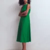 Sleeveless Ponte Midi Dress Fresh Green Sleeveless Ponte Midi Dress Fresh Green