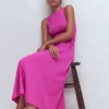 Sleeveless Ponte Midi Dress Passion Flower