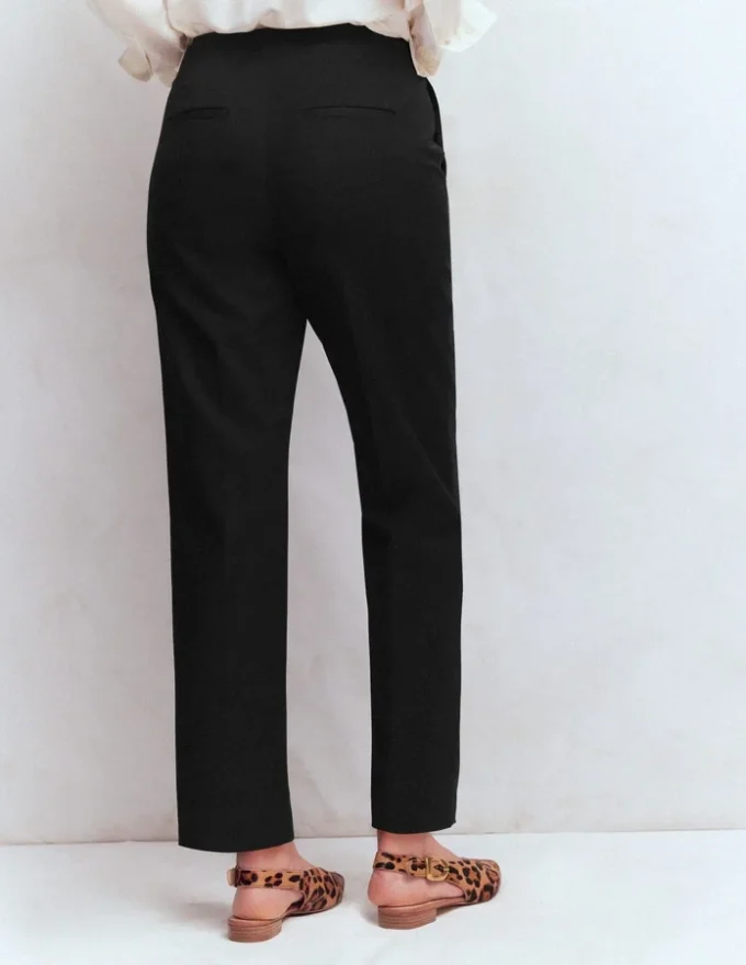 Slim Leg Cotton Pants Black Slim Leg Cotton Pants Black