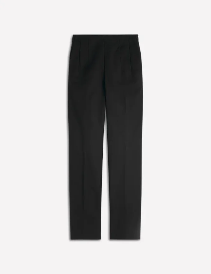 Slim Leg Cotton Pants Black Slim Leg Cotton Pants Black