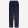 Slim Leg Cotton Pants Navy Slim Leg Cotton Pants Navy