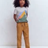 Slim Pull-on Pants Butterscotch Brown