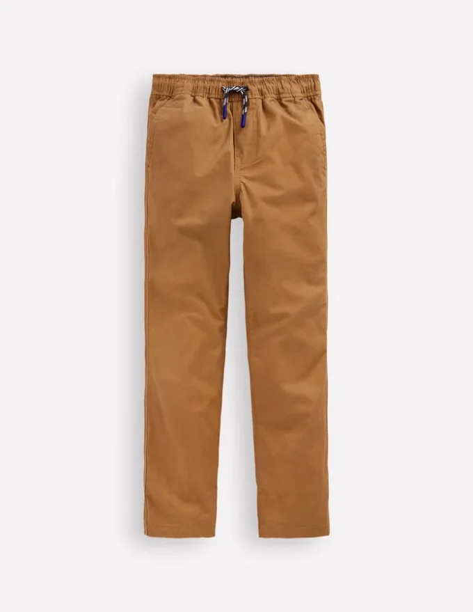 Slim Pull-on Pants Butterscotch Brown
