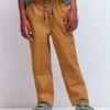 Slim Pull-on Pants Butterscotch Brown