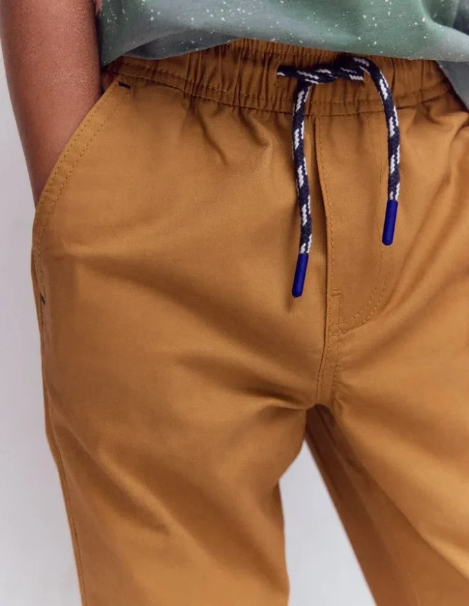 Slim Pull-on Pants Butterscotch Brown