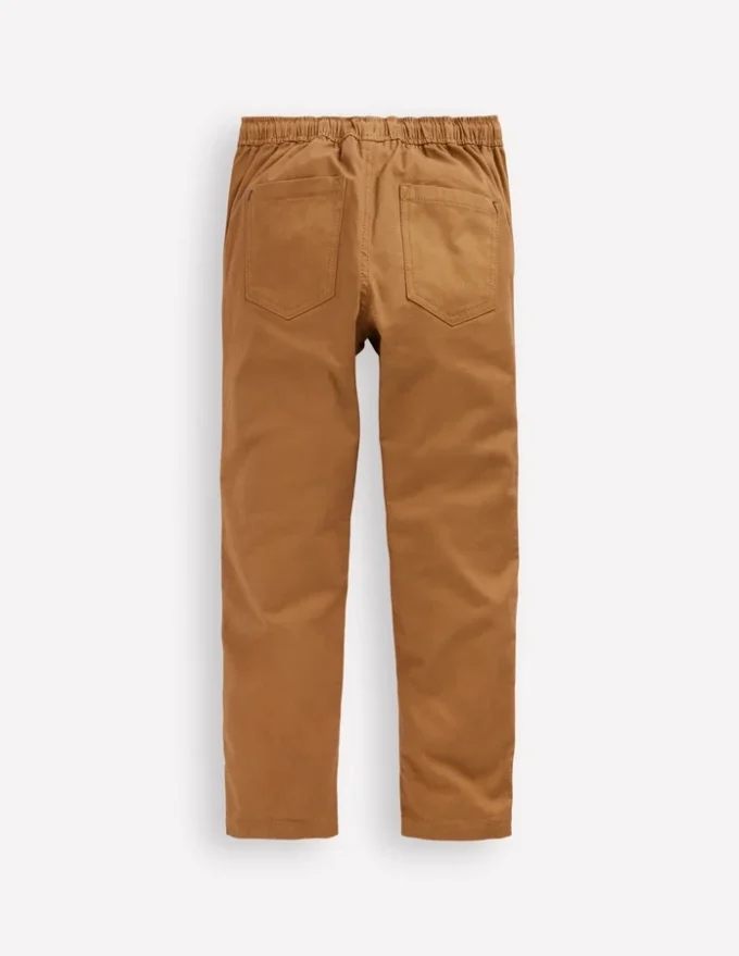 Slim Pull-on Pants Butterscotch Brown