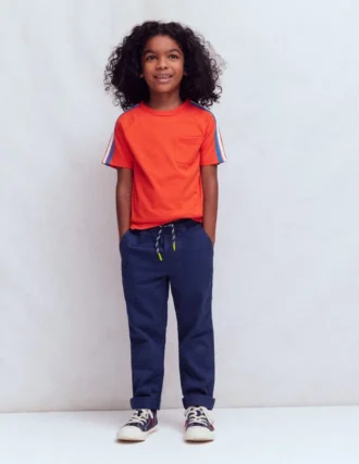 Slim Pull-on Pants College Navy