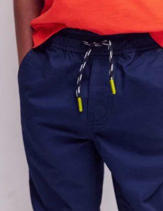 Slim Pull-on Pants College Navy