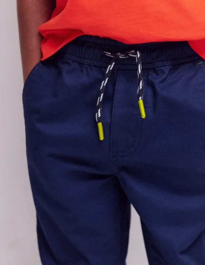 Slim Pull-on Pants College Navy