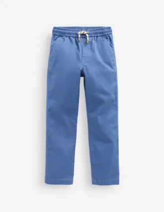 Slim Pull On Trousers Blue River
