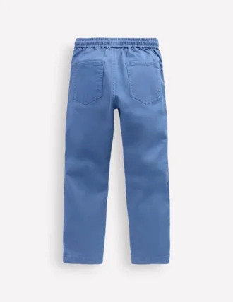 Slim Pull On Trousers Blue River
