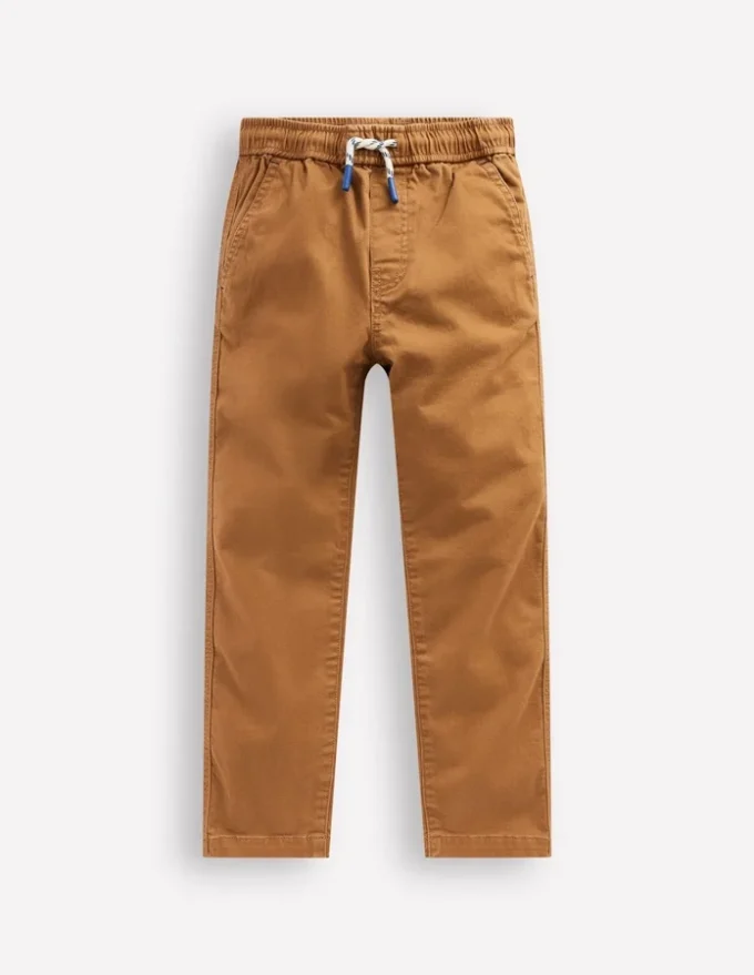 Slim Pull On Trousers Butterscotch Brown Slim Pull On Trousers Butterscotch Brown