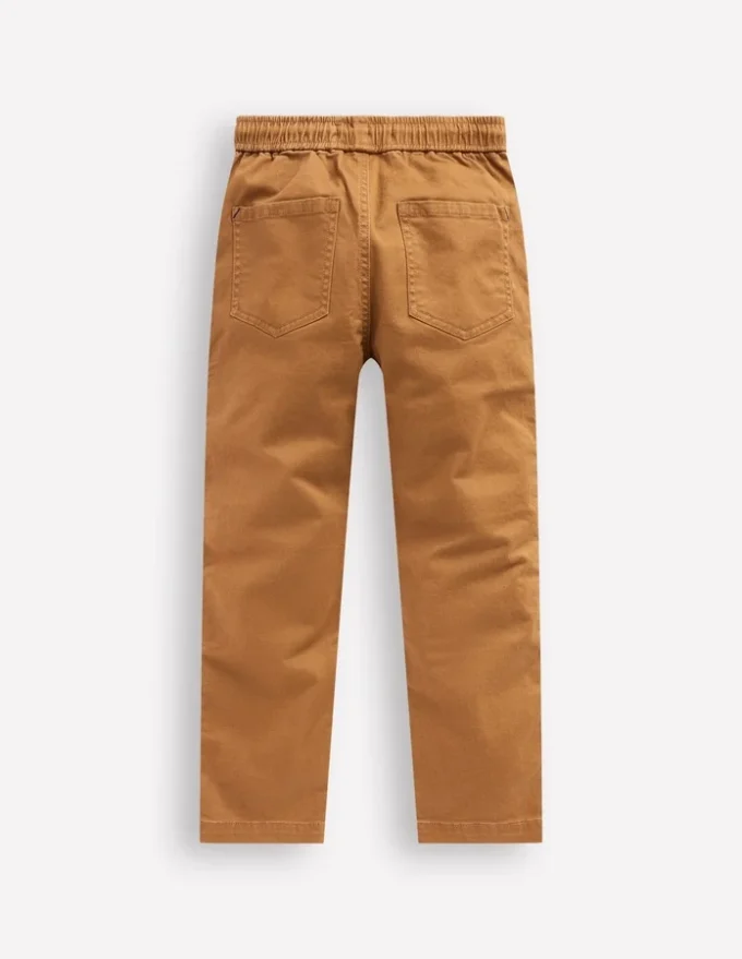 Slim Pull On Trousers Butterscotch Brown Slim Pull On Trousers Butterscotch Brown