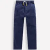 Slim Pull On Trousers College Navy Twill Slim Pull On Trousers College Navy Twill