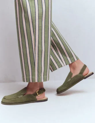 Slingback Clog Deep Olive