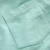 Slub Polo Shirt Aqua Sea Blue