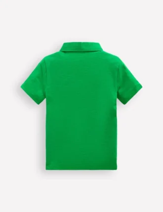 Slub Polo Shirt Highland Green