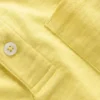 Slub Polo Shirt Sherbet Lime Yellow