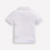 Slub Polo Shirt White