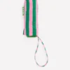 Small Umbrella Green/Pink Stripe