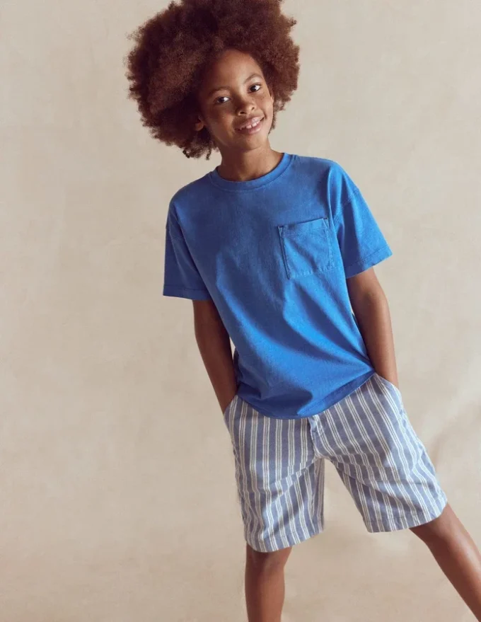 Smart Shorts Light Blue Stripe Smart Shorts Light Blue Stripe