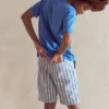 Smart Shorts Light Blue Stripe Smart Shorts Light Blue Stripe
