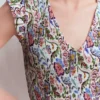 Smocked Jersey Midi Dress Multi, Flourishing Meadow Smocked Jersey Midi Dress Multi, Flourishing Meadow