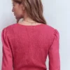 Smocked V Neck Top Malaga Smocked V Neck Top Malaga