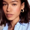 Smooth Dome 2-pack Earrings Gold Colour