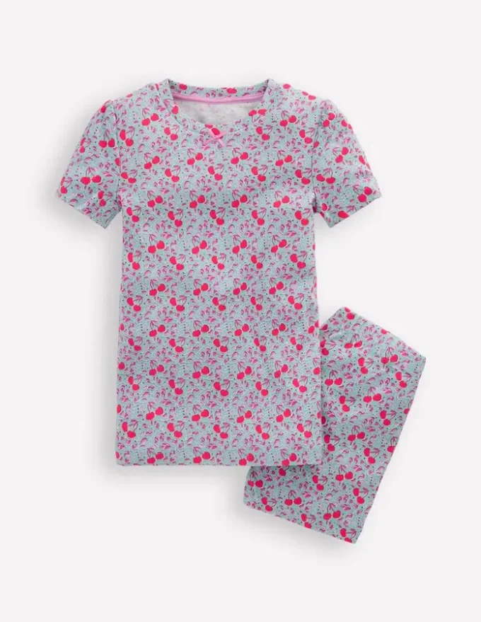 Snug Fit Pointelle Pyjamas Cherry Orchard Snug Fit Pointelle Pyjamas Cherry Orchard