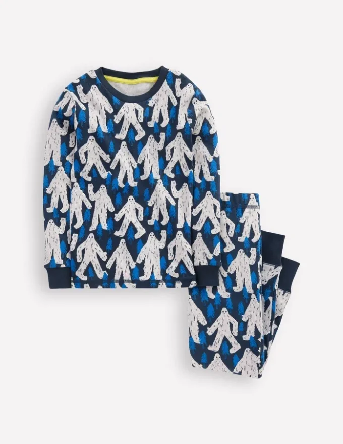 Snug Glow-in-the-dark Pajamas Carbon Yetti Snug Glow-in-the-dark Pajamas Carbon Yetti