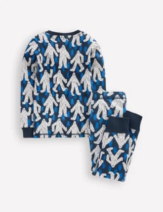 Snug Glow-in-the-dark Pajamas Carbon Yetti