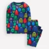Snug Glow-in-the-dark Pajamas Navy Monster Snug Glow-in-the-dark Pajamas Navy Monster