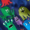 Snug Glow-in-the-dark Pajamas Navy Monster Snug Glow-in-the-dark Pajamas Navy Monster