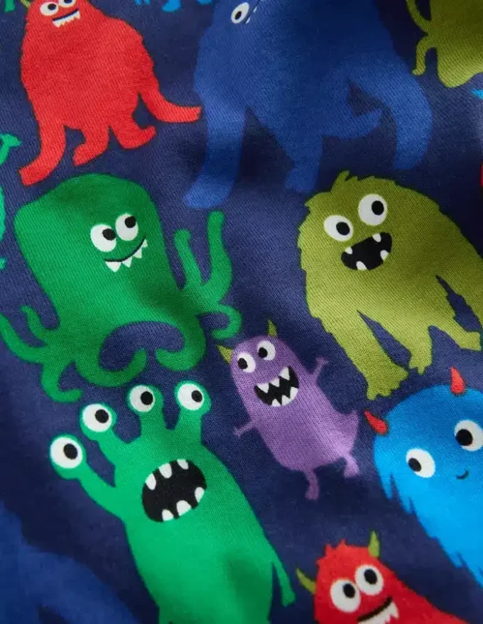 Snug Glow-in-the-dark Pajamas Navy Monster Snug Glow-in-the-dark Pajamas Navy Monster