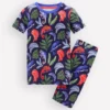 Snug Short John Glow Pyjamas Chameleon