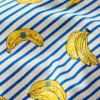 Snug Short John Pajamas Multi Banana Stripe Snug Short John Pajamas Multi Banana Stripe
