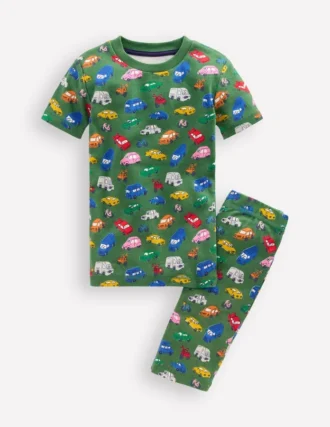 Snug Short John Pajamas Traffic Jam